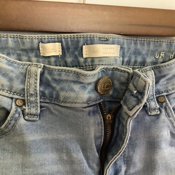 Lauren Conrad Womens Boy Cut Skinny Jeans - Waist 29" Inseam 24.5" - Picture 14 of 16